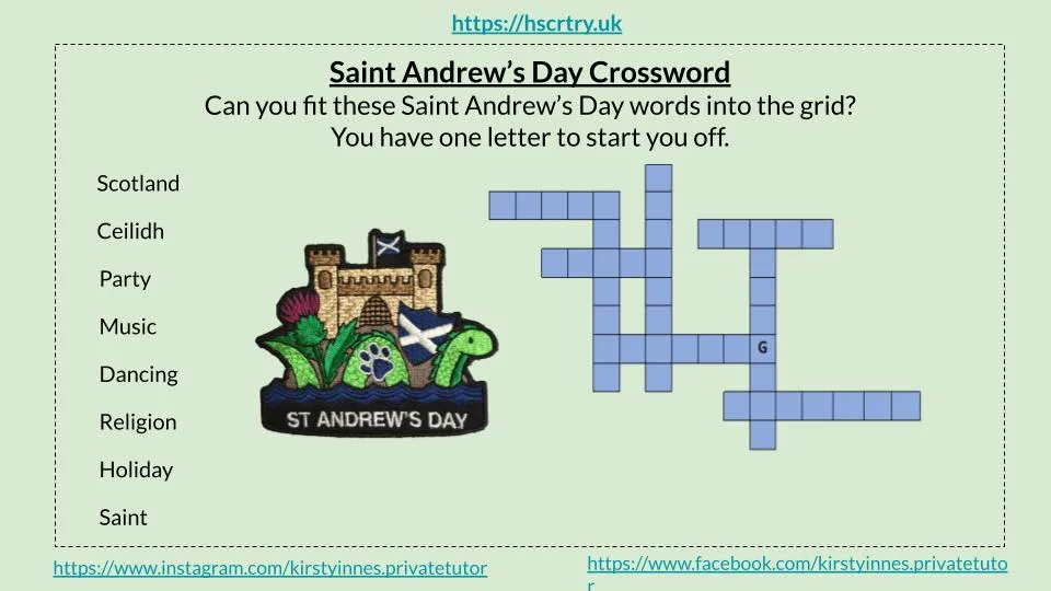 St-Andrews-Crossword