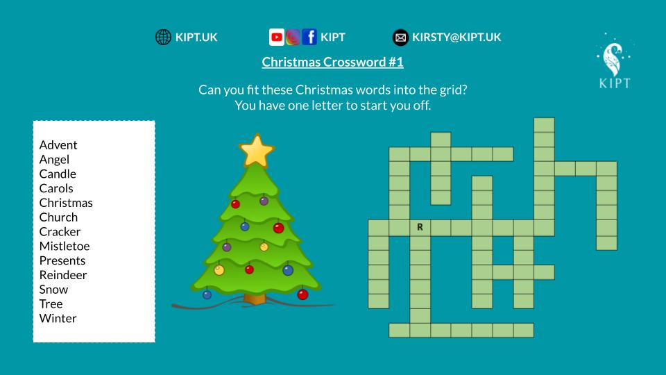 KIPT.UK: Christmas Crossword #1