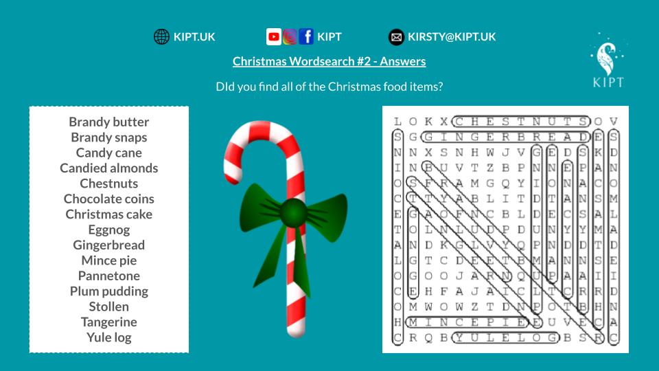KIPT.UK - Christmas Wordsearch #2