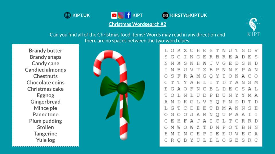 KIPT.UK - Christmas Wordsearch #2