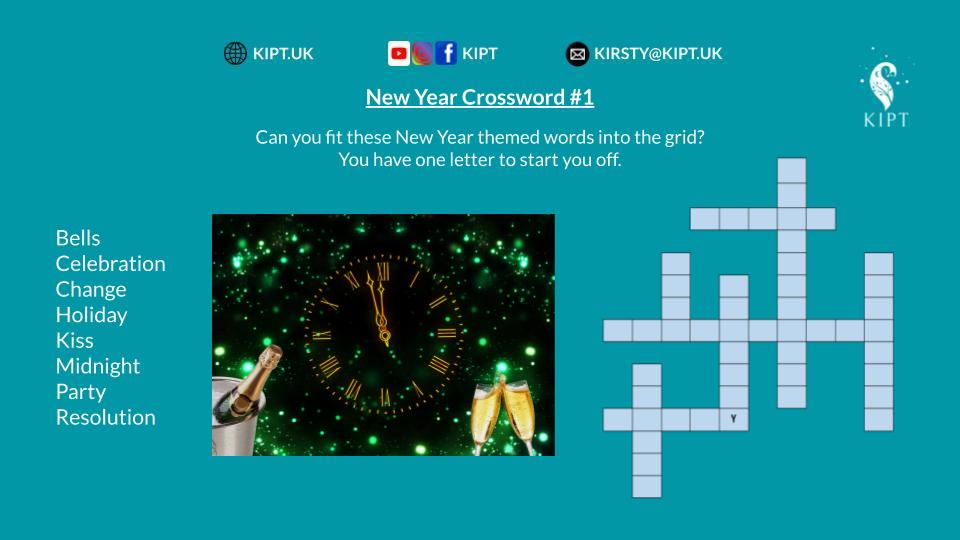 KIPT.UK - New Year Crossword #1
