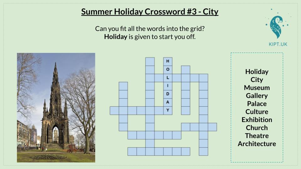 KIPT.UK: city holiday crossword#1